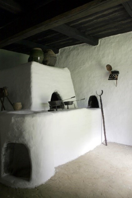 Kávási ház konyha enteriőr, Göcseji Falumúzeum