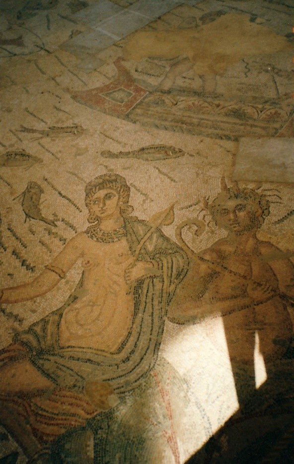 Mozaik padlók Villa Romana del Casale Szicília; fotók: Kissné Kovács Ágnes