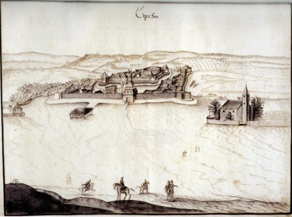 Johannes Le Dentu tusrajza 17. századi Egerszeg (készült: 1639 és 1642 között)