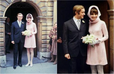 18. Audrey Hepburn esküvői fotója, 1969
