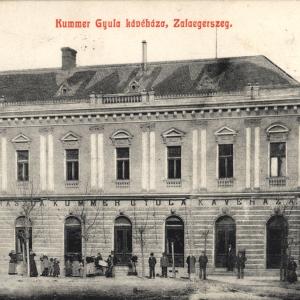 Kummer Gyula kávéháza Zalaegerszegen