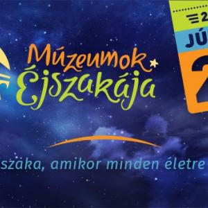 Múzeumok Éjszakája 2021 június 26-án banner