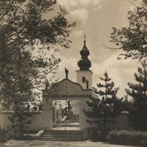 A Kálvária kápolna és temető 1940 körül