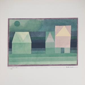 Paul Klee, A három kubista ház, 1964