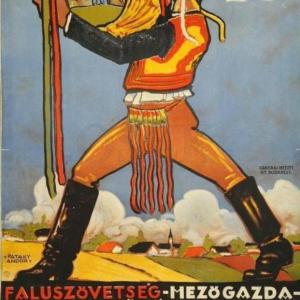 A Faluszövetség kiállításának plakátja, 1925.
