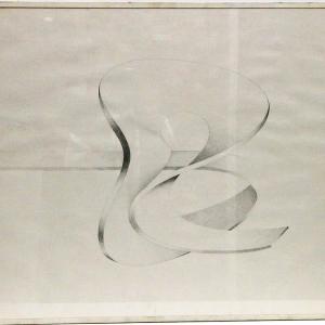 Anonym I, 1985 k, papír, tus, 86x62 cm