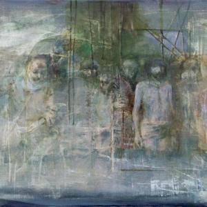 Befejezetlen történet (Ecce Homo), 2012, olaj, vászon, 70x100 cm