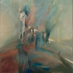 Fények, 1992, olaj, farost, 73x68 cm