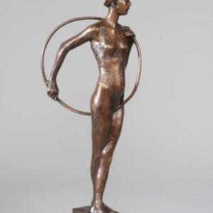 Finálé VI, 1997, bronz, kő, 37 cm