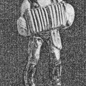 Harmonikás, 1923-24 körül, kerámia