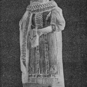 Kalotaszegi asszony, 1923-24 körül, kerámia