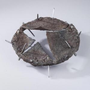 Korona 2, 1998, acél, krómacél, acélpor, 18 cm