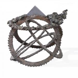 Korona 3, 1998, acél, krómacél, acélpor, 18 cm