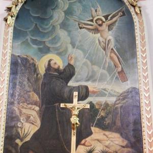 Assisi Szent Ferenc stigmatizációja, Milejszeg, r.k. templom, 1903.