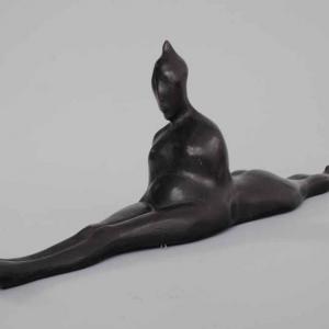 Nude, 1988, bronz, 15x42 cm