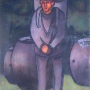 Puttonyos, 1972, akvarell, 80x60 cm