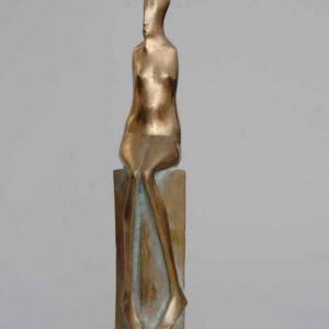 Sába királynője, 1986, bronz, 34 cm