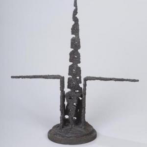 Trón, 2000, acél, acélpor, 43 cm