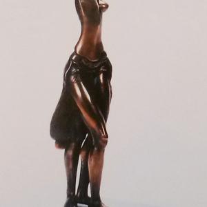 Tücsök, 1998, bronz, kő