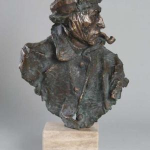V. van Gogh, 2005, bronz, kő, 36 cm
