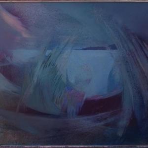 Vízivilág, 1980, olaj, farost, 34x44 cm
